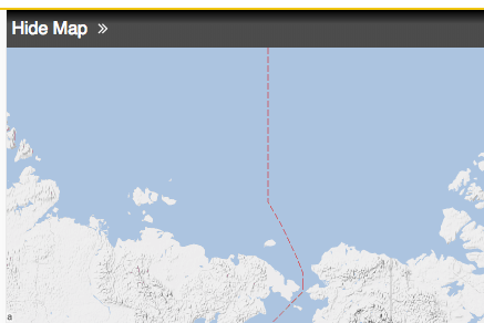 Figure 3. The link to hide the map.